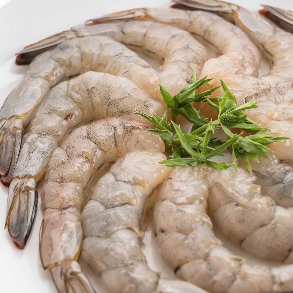 Black Tiger Shrimp - Uncooked - 16/20 (5lb Pkg)